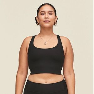 Girlfriend Collective Black Paloma Sports Bra